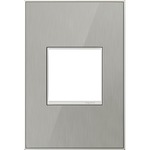 Adorne Real Material Screwless Wall Plate - Brushed Stainless