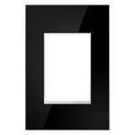Adorne Real Material 1-Gang Plus Size Wall Plate - Mirror Black