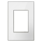 Adorne Real Material 1-Gang Plus Size Wall Plate - Mirror White 