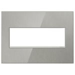 Adorne Real Material Screwless Wall Plate - Brushed Stainless