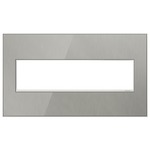 Adorne Screwless Wall Plate - Brushed Stainless