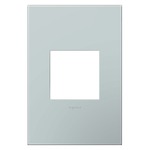 Adorne Plastic Screwless Wall Plate with Microban - Pale Blue