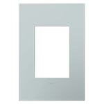 Adorne 1-Gang Plus Size Screwless Wall Plate with Microban - Pale Blue