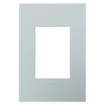 Adorne Plastic Screwless 1-Gang Plus Size Wall Plate - Pale Blue