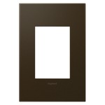 Adorne 1-Gang Plus Size Screwless Wall Plate with Microban - Bronze