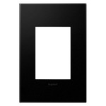 Adorne Plastic Screwless 1-Gang Plus Size Wall Plate - Graphite