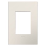 Adorne Plastic Screwless 1-Gang Plus Size Wall Plate - Satin Light Almond