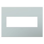 Adorne Plastic Screwless Wall Plate with Microban - Pale Blue