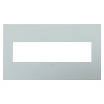 Adorne Plastic Screwless Wall Plate with Microban - Pale Blue