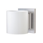 Pogo Wall Light - Satin Nickel / Opal Glossy