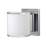 Pogo Wall Light in Chrome - Chrome / White / Inner Silver