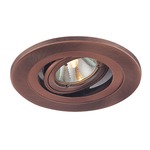 4IN Round Side Pivot Adjustable Trim - Satin Copper