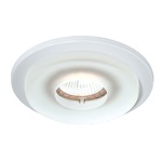 3.25IN Round Frosted Decorative Trim - White / Frosted
