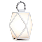 Muse Rechargeable Outdoor Lamp - Matte White / Satin