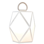 Muse Rechargeable Outdoor Lamp - Matte White / Satin