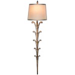 Portobello Road 439 Wall sconce - Platinized Silver Leaf / Natural