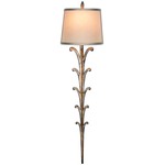 Portobello Road 439 Wall sconce - Platinized Silver Leaf / Natural