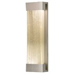 Crystal Bakehouse Indoor/Outdoor Wall Sconce - Silver / Crystal Spires