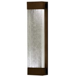 Crystal Bakehouse Indoor/Outdoor Wall Sconce - Bronze / Crystal Spires