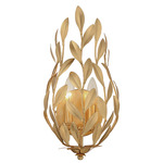 Broche Egg Wall Sconce - Antique Gold