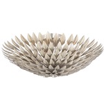 Broche Bowl Ceiling Light - Antique Silver