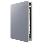 Simplicity Medicine Cabinet - Matte Silver / Mirror