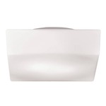 Amata Flush Mount / Wall Sconce - White / Opal