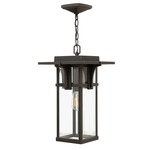 Manhattan 120V Outdoor Pendant - Oil Rubbed Bronze / Clear Beveled