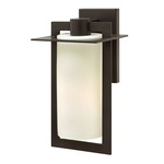 Colfax Outdoor Wall Light - Bronze / Etched Opal