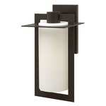 Colfax Outdoor Wall Light - Bronze / Etched Opal