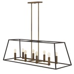 Fulton Double Linear Chandelier - Bronze