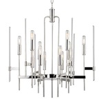 Bari Chandelier - Polished Nickel