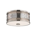 Gaines Ceiling Light Fixture - Historic Nickel / White