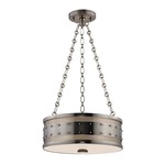 Gaines Pendant - Historic Nickel / White