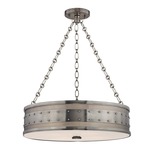 Gaines Pendant - Historic Nickel / White