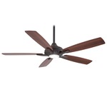 Dyno Ceiling Fan with Light - Oil Rubbed Bronze / Medium Maple-Dark Walnut / White