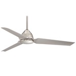 Java Ceiling Fan - Polished Nickel / Silver