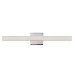 SQ-Bar LED Bath Bar - Polished Chrome / White