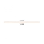 SQ-Bar LED Bath Bar - Satin Nickel / White