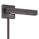 Flip LED Swing Arm Wall Light - Bronze