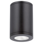 Tube Flood Beam Outdoor Architectural Ceiling Light - Black