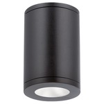 Tube Narrow Flood Beam Outdoor Architectural Ceiling Light - Black