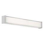 Svelte Wall / Ceiling Light - Brushed Nickel / White
