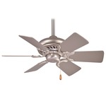 Supra 32 inch Ceiling Fan - Brushed Steel / Silver