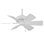 Supra 32 inch Ceiling Fan - White / White