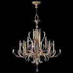 Beveled Arcs Style 7 Chandelier - Silver / Crystal