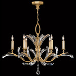 Beveled Arcs Style 3 Chandelier - Gold / Crystal