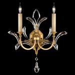 Beveled Arcs 350 Wall Sconce - Gold Leaf / Crystal