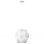 Babol Pendant - White Lacquered / White Glass