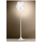 Babol Floor Lamp - White Lacquered / White
